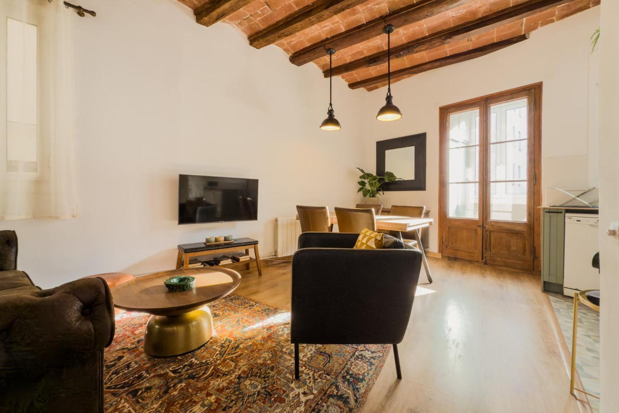 Magalhaes - Trad Flat In Poble Sec, Near Ramblas บาร์เซโลนา ภายนอก รูปภาพ